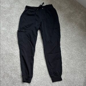 Black Jogger Scrub Pants